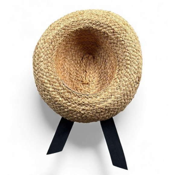 Helen Kaminiski‎ Classic 5 Raffia Hat One Size Handcrafted - Picture 12 of 16